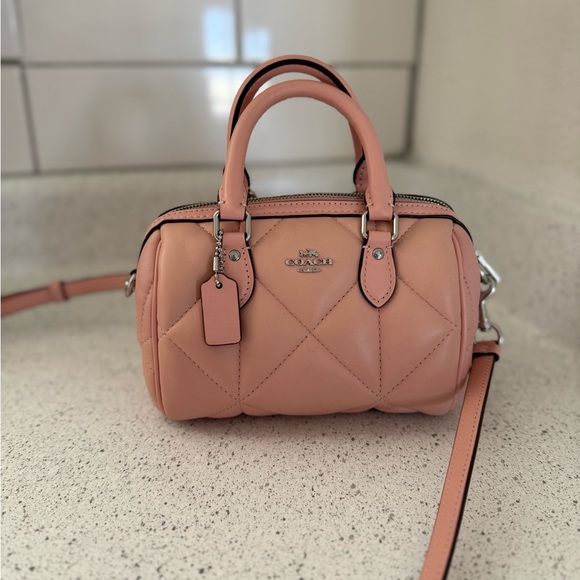 Coach Blush Quilted Crossbody Bag - Picture 2 of 9